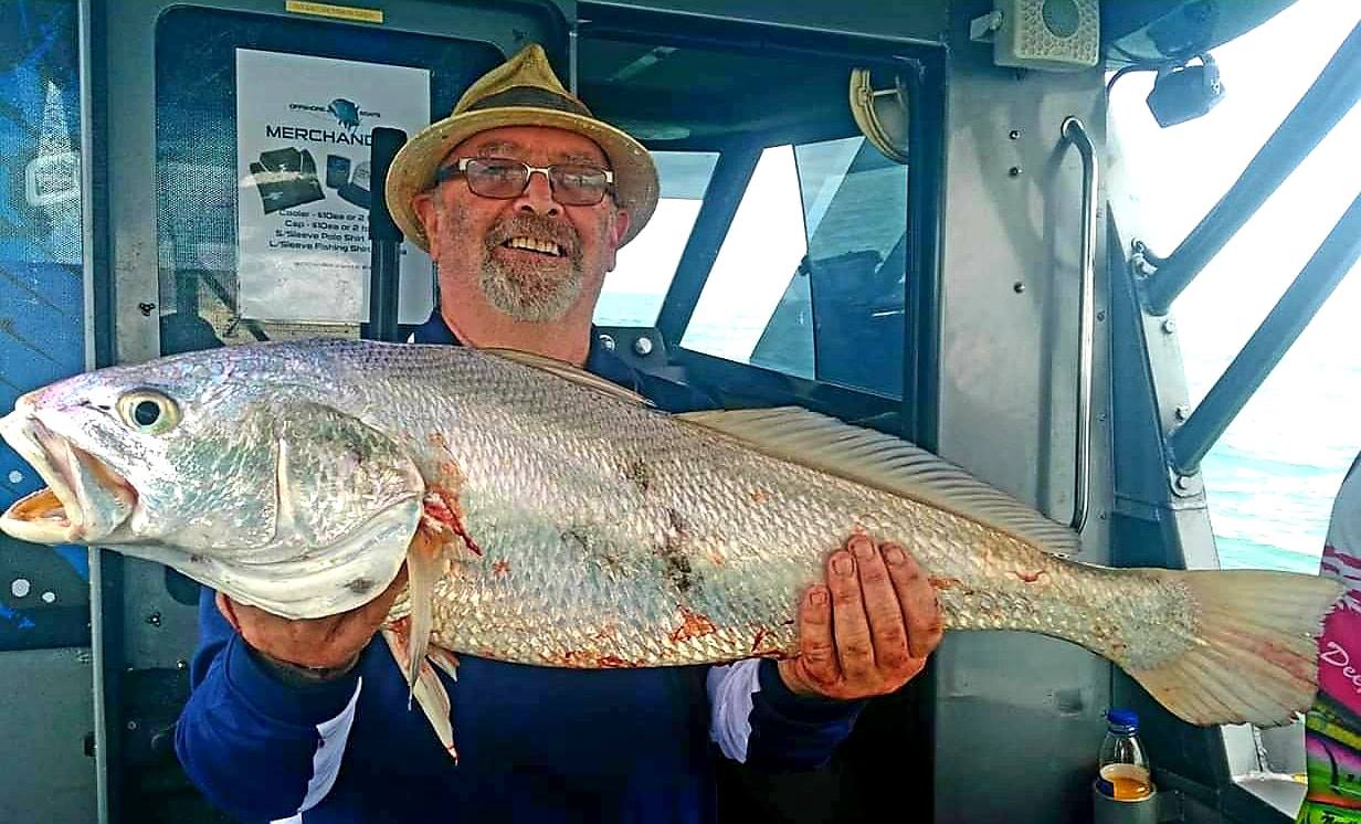 Jewfish with Offshore Boats bluewater fishing charters