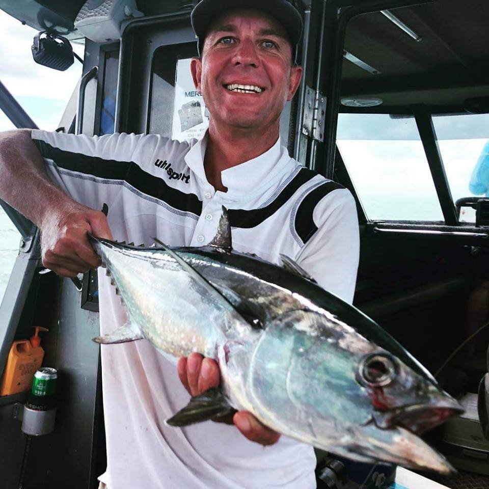 Longtail Tuna on the cast with Offshore Boats