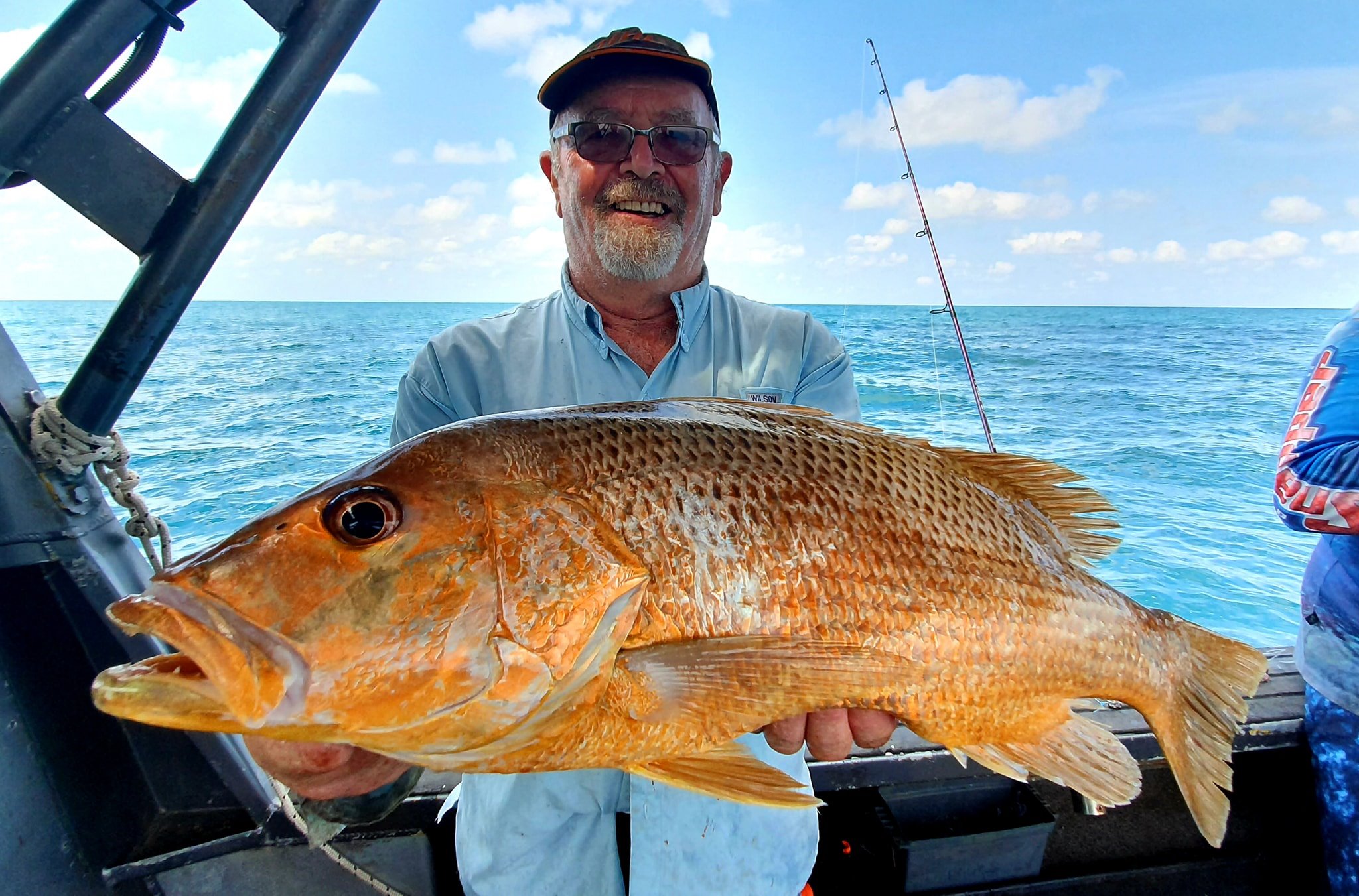Golden Snapper with Offshore Boats - Darwin's Premier Reef & Sport Fishing Charters