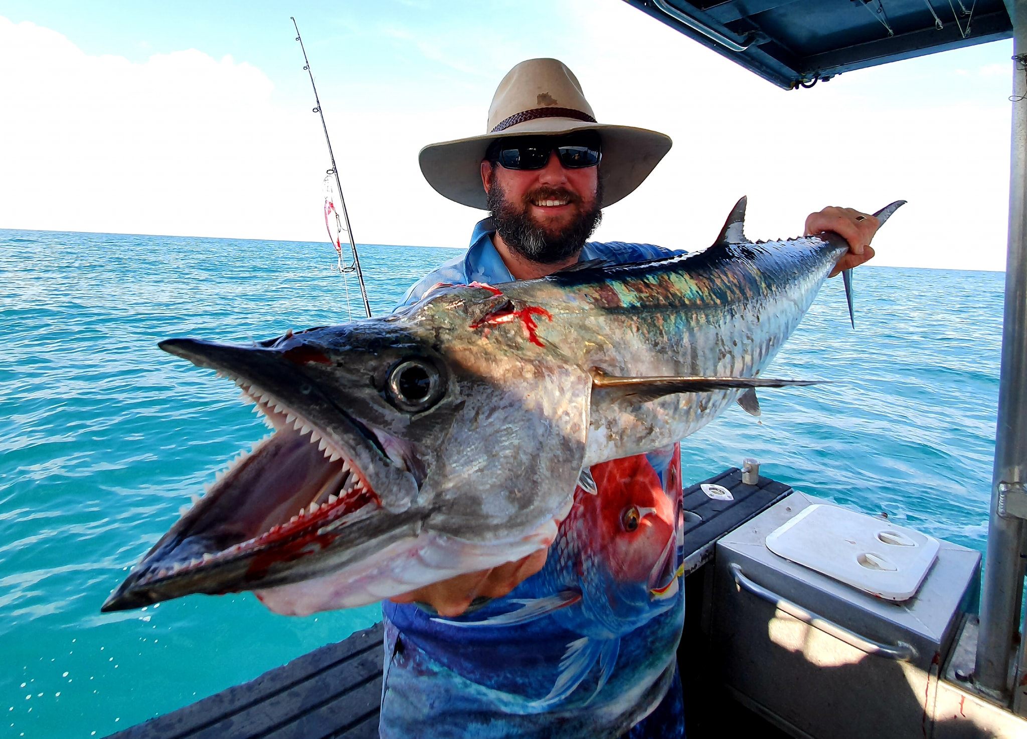 Spanish Mackerel with Offshore Boats - Darwin's Premier Reef & Sport Fishing Charters